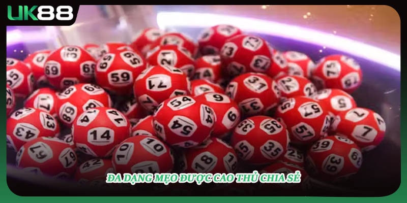 Đa dạng mẹo được cao thủ chia sẻ